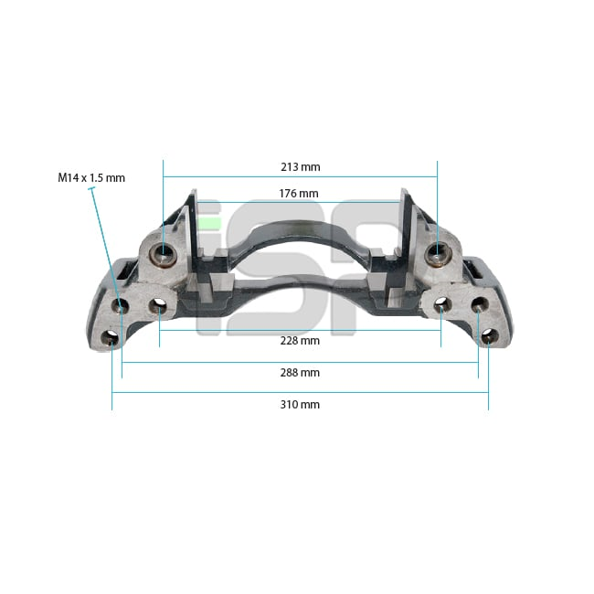 Caliper Carrier - Left 17.5 