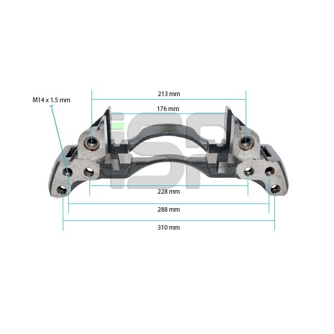 Caliper Carrier - Right 17.5 