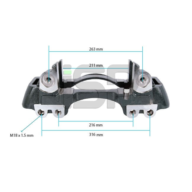 Caliper Carrier - Right - 19.5 