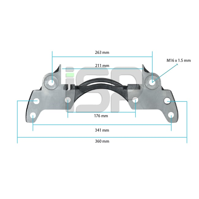 Caliper Carrier - Left - 19.5 