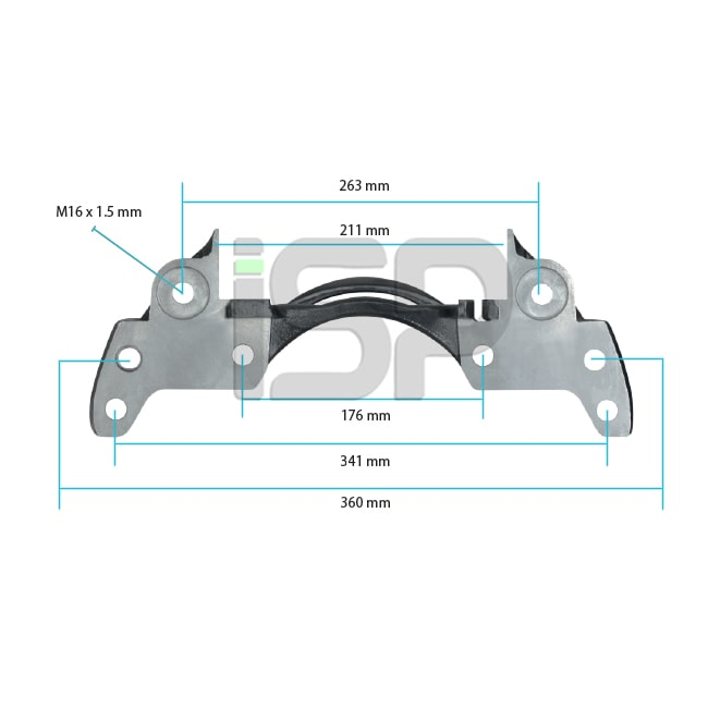 Caliper Carrier - Right - 19.5 