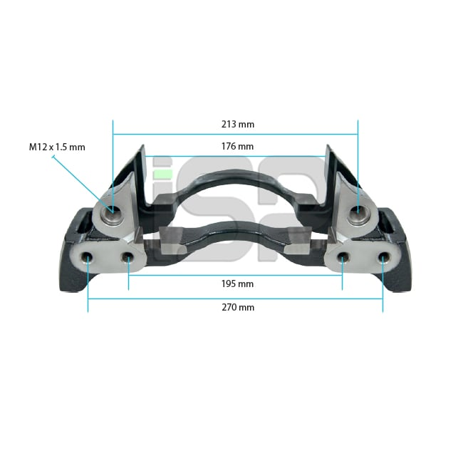 Caliper Carrier - Left/Right - Rear - 17.5 