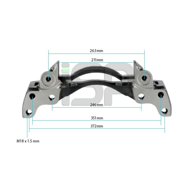 Caliper Carrier - Left - 19.5 