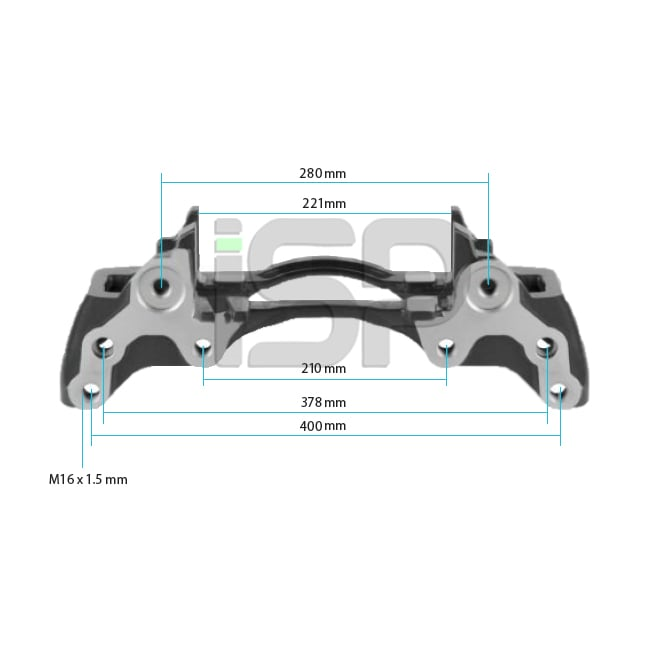 Caliper Carrier - Left -  22.5 