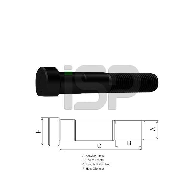 MERCEDES FRONT WHEEL BOLT 77 MM