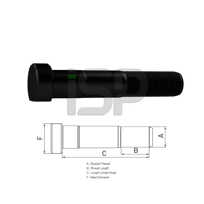 MERCEDES FRONT WHEEL BOLT 84 MM