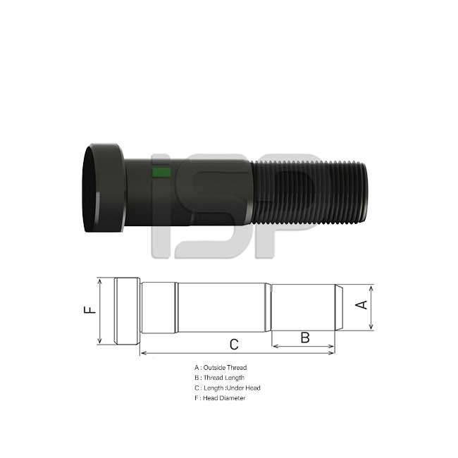 MERCEDES FRONT WHEEL BOLT V6-V8