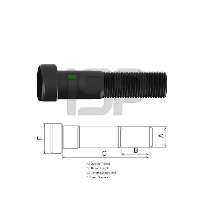 MERCEDES FRONT WHEEL BOLT  ATEGO 1517