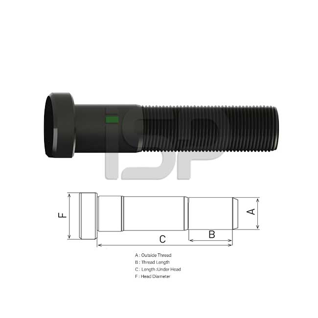 MERCEDES REAR WHEEL BOLT 92 MM