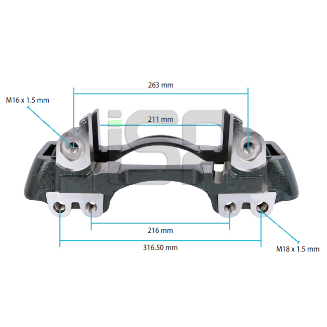 40 175 056-81.50804.6071- Caliper - Carrier Assembly - L