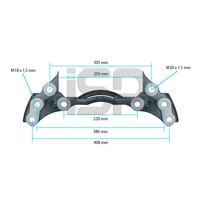 BDA445-Caliper Carrier Kit